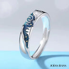 Par de Alianças - A Noite Estrelada de Van Gogh