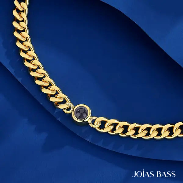 Pulseira Masculina Memórias - Foto Personalizável
