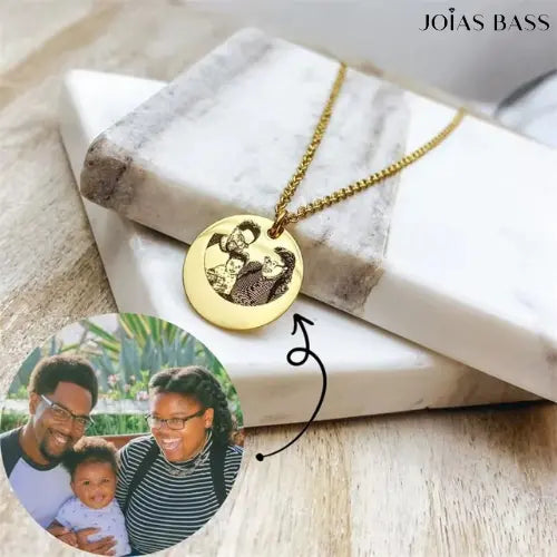 Colar Memórias do Amor - Foto Personalizável
