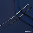 Pulseira Masculina Infinito - Foto + Escrita Personalizável