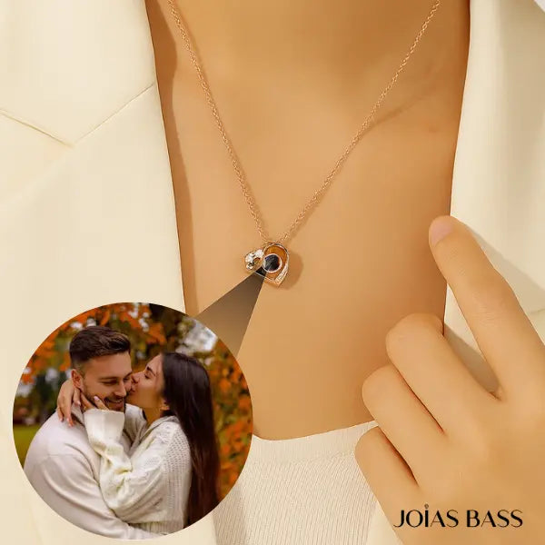 Colar Memórias Brilhantes - Foto Personalizável