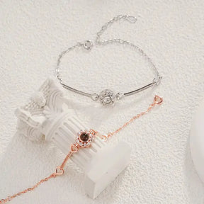 Pulseira Cravejada - Foto Personalizável
