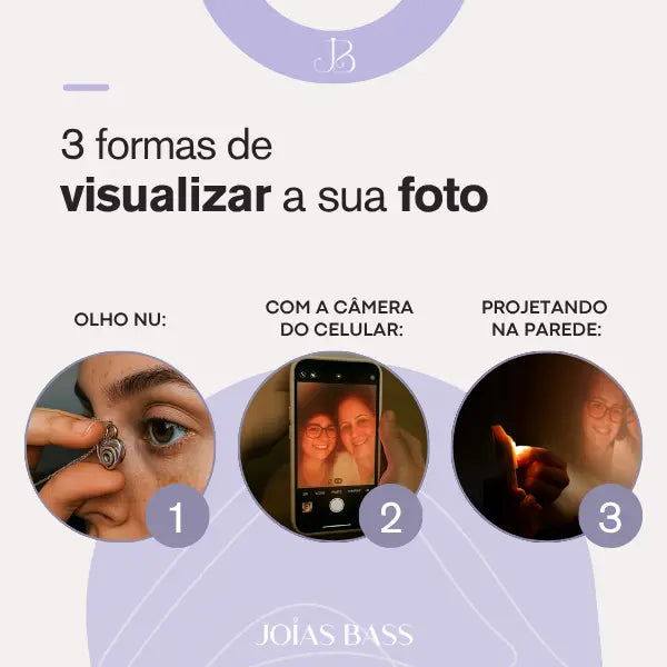 Colar Momentos Eternos - Foto Personalizável