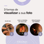 Conjunto Colar Momentos Eternos + Caixa Rosa - Foto Personalizável