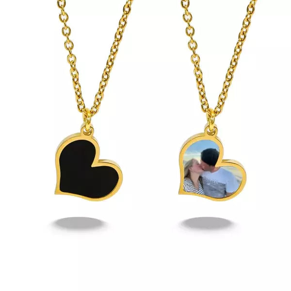 Colar Mágico Coração - Foto Personalizável
