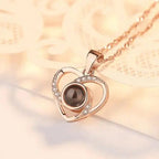 Colar Coração Zircônico - Foto Personalizável - My Store