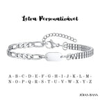 Pulseira Alfabeto - Letra Personalizável - My Store