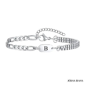 Pulseira Alfabeto - Letra Personalizável - My Store