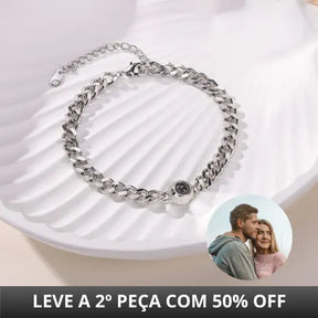 Pulseira Masculina Memories - Foto Personalizável