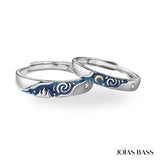 Par de Alianças - A Noite Estrelada de Van Gogh