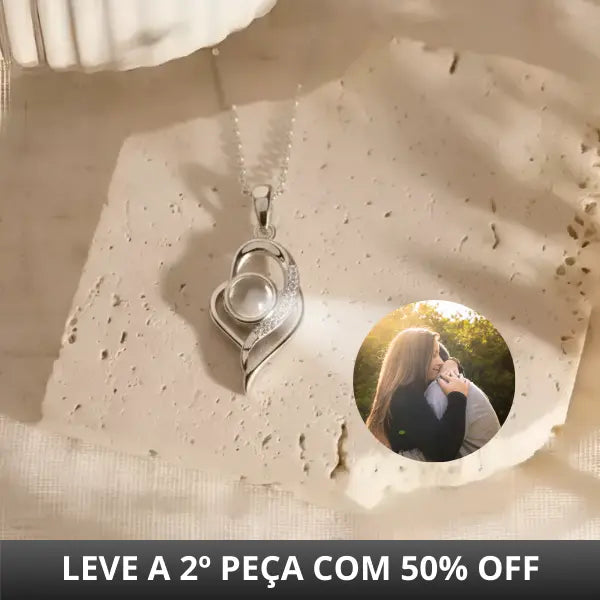 Colar Brilhante - Foto Personalizável
