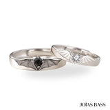 Par de Alianças - Demon & Angel