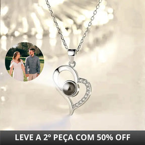 Colar Cristais - Foto Personalizável
