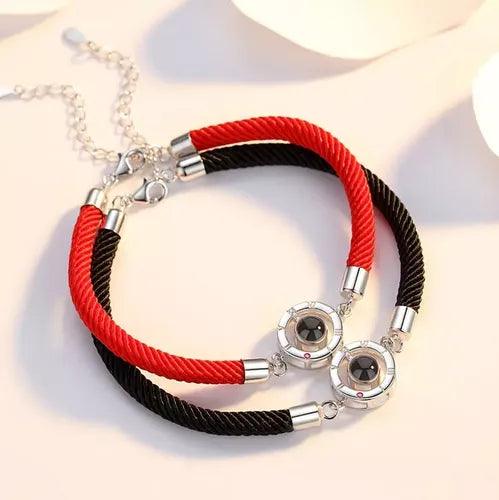 Par de Pulseiras - Eu te amo" em 100 idiomas - My Store