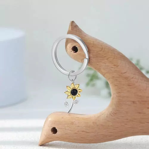 Chaveiro Girassol - Foto Personalizável - My Store