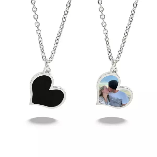Colar Mágico Coração - Foto Personalizável