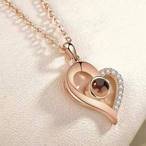 Colar Cristais - "Eu te amo" em 100 idiomas - My Store