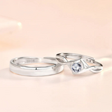 Par de Alianças - Pedra de Zircônia