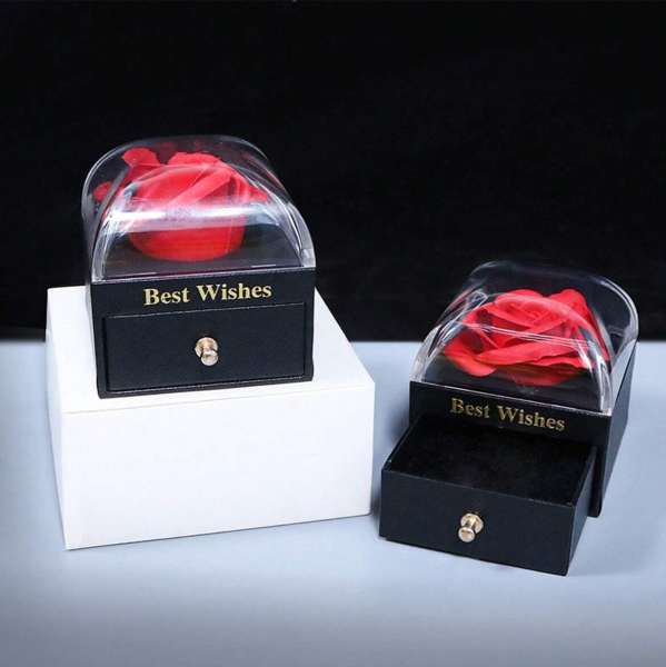 Porta-joias Rosa Eterna