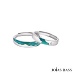 Par de Alianças - Aurora Boreal