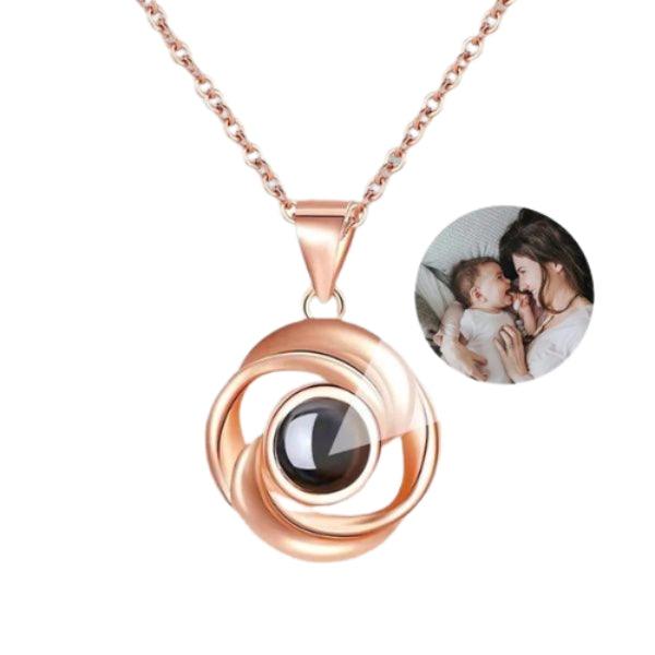 Colar Espiral - Foto Personalizável
