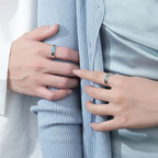 Par de Alianças - Mar Azul - My Store