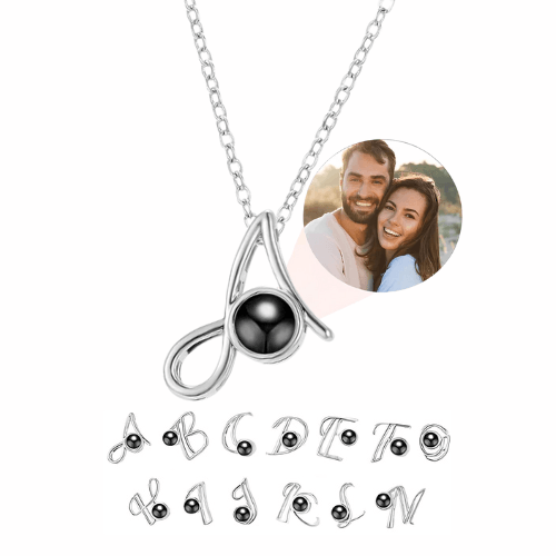 Colar Letra Alfabeto - Personalizado com foto - My Store