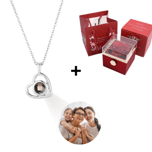 Colar Personalizado com Foto + Caixa Rotativa - My Store
