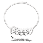Pulseira Corações - Personalizada com Nomes - My Store