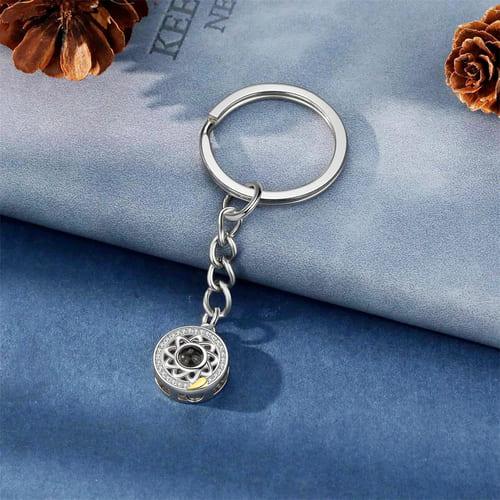 Par de Chaveiro Sol e Lua - Foto Personalizável - My Store