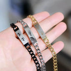 Pulseira Masculina Olhar Infinito - Foto Personalizável