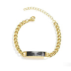 Pulseira Masculina Olhar Infinito - Foto Personalizável