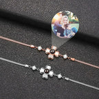 Pulseira Trevo de Quatro Folhas - Foto Personalizável - My Store