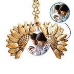 Colar Girassol - Foto Personalizável