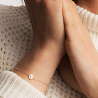 Pulseira Medalha - Letra Personalizável