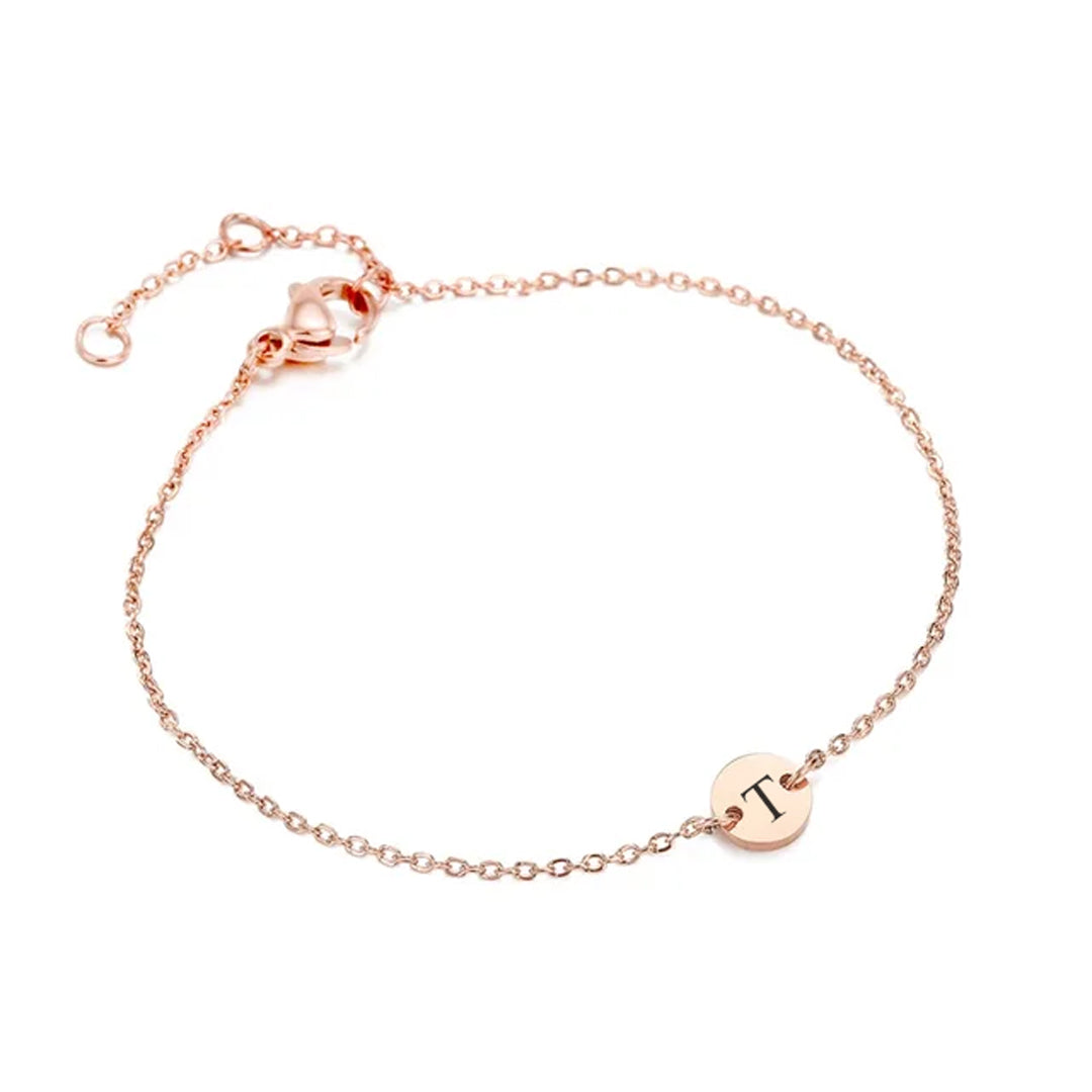 Pulseira Medalha - Letra Personalizável