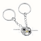 Par de Chaveiro Sol e Lua - Foto Personalizável - My Store